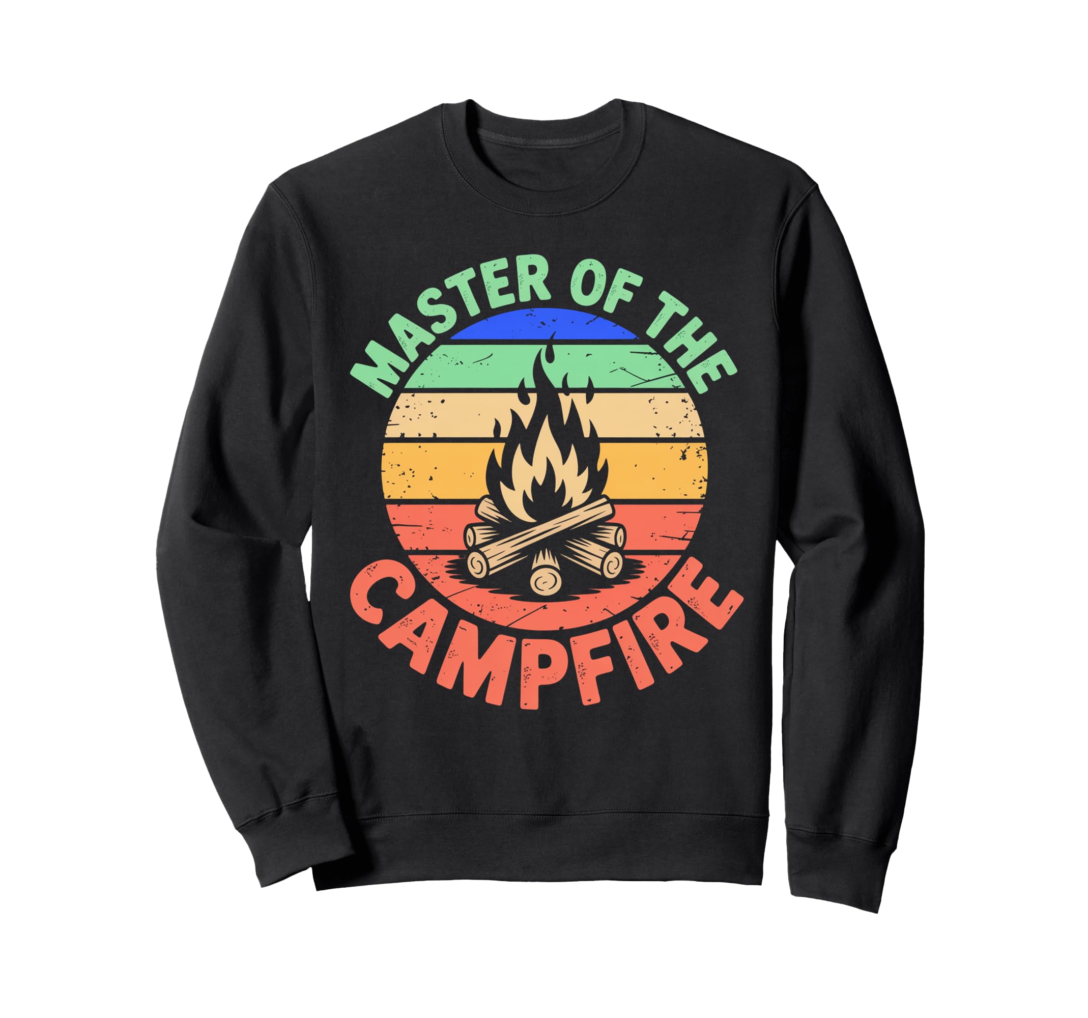 Master Campfire Dad Camping Sweatshirt - Casual Everyday Wear for Adults - T-Shirt, Sweatshirt, Hoodie
