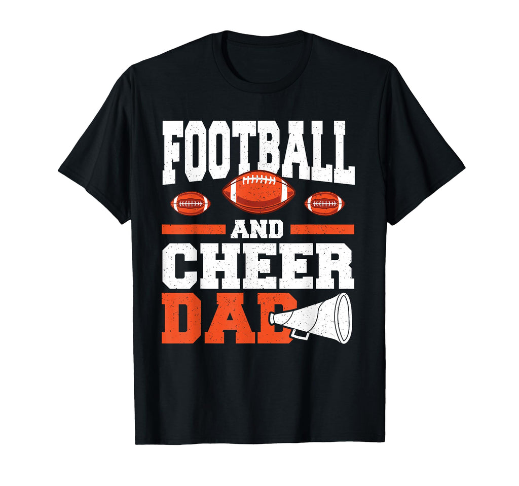 Fathers Day Gifts Football Cheer Dad T-Shirt - Graphic Print Men Women - T-Shirt, Sweatshirt, Hoodie