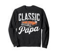 Papa Grandpa Car Lover Funny Driver Dad Sweatshirt - Graphic Print Unisex - T-Shirt, Sweatshirt, Hoodie