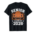 Senior Dad Class 2028 Basketball T-Shirt - Graphic Print for Adults - T-Shirt, Sweatshirt, Hoodie