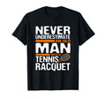 Tennis Old Racquet Tees Dad Grandpa Gifts T-Shirt - Minimalist Print Unisex - T-Shirt, Sweatshirt, Hoodie