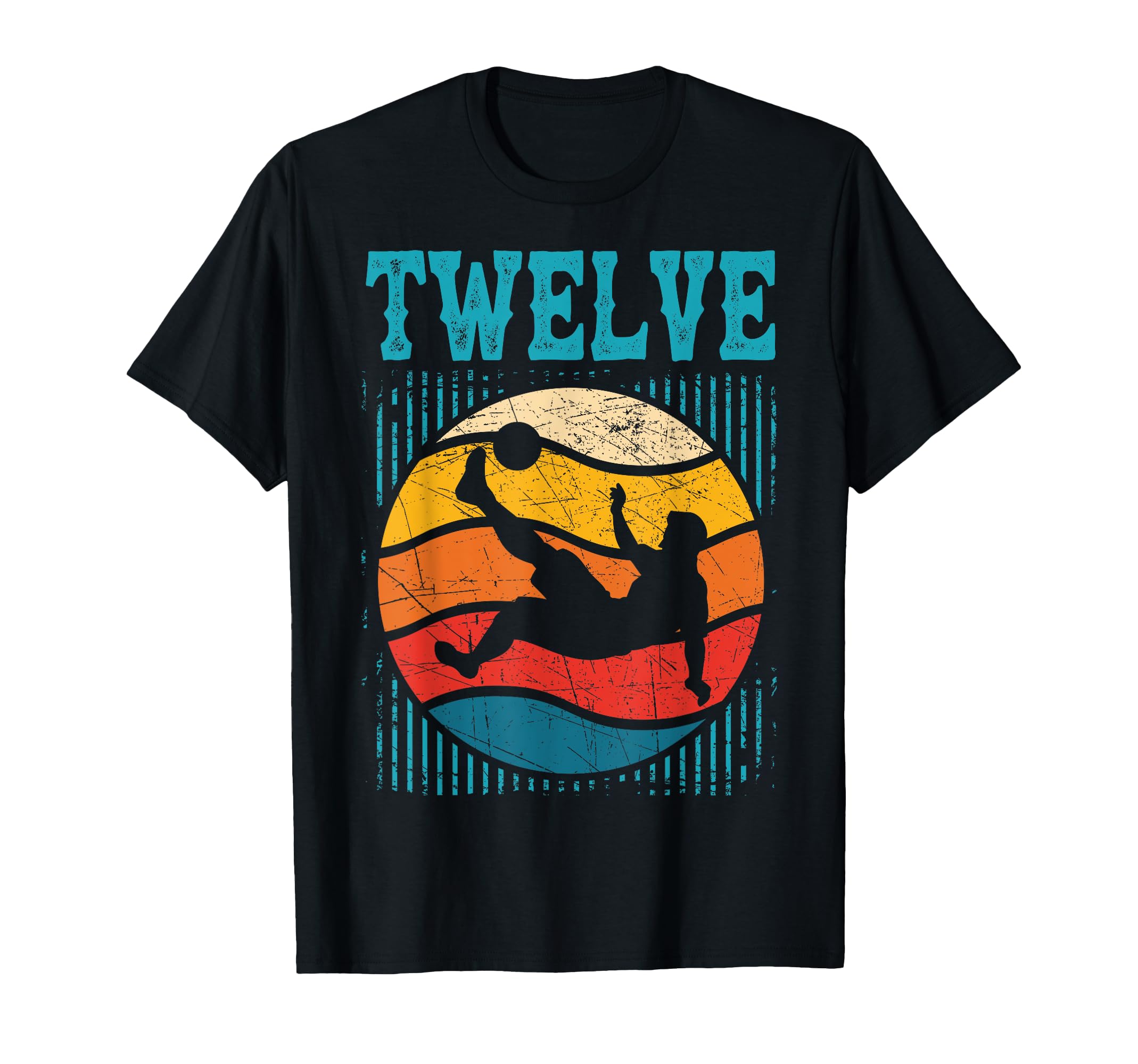 12Th Birthday Soccer 12 Years Old T-Shirt - Custom Art Print for Adults - T-Shirt, Sweatshirt, Hoodie