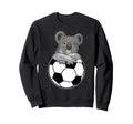 Koala Soccer Player Soccer Sports Sweatshirt - Graphic Print for Adults - T-Shirt, Sweatshirt, Hoodie
