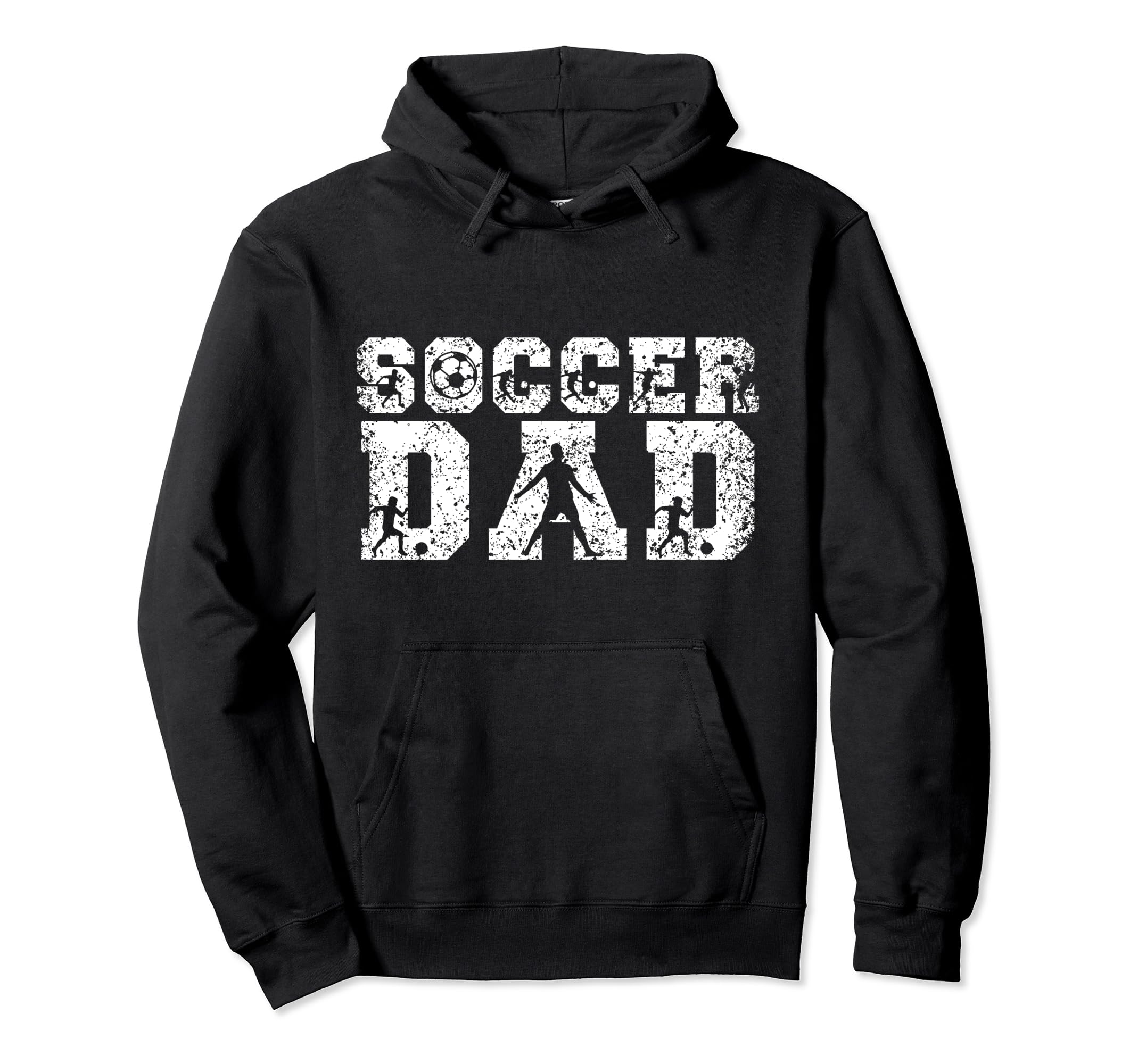 Soccer Dad Father Player Daddy Papa Hoodie - Fun Novelty Design for Adults - T-Shirt, Sweatshirt, Hoodie