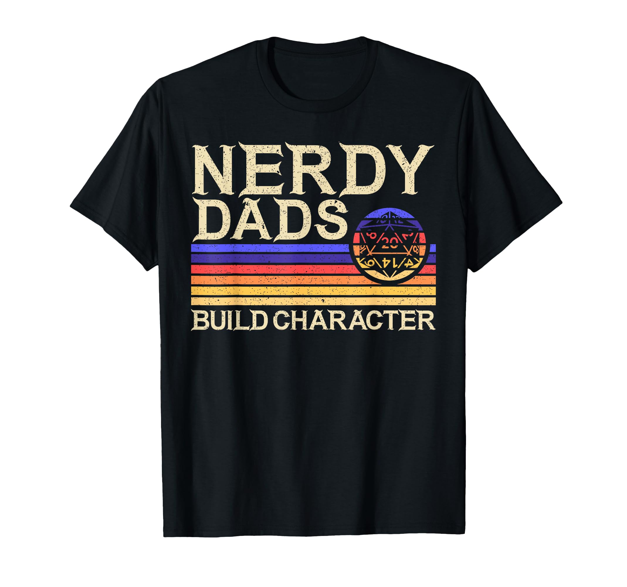 Nerdy Dad Rpg Gaming D20 Tabletop T-Shirt - Novelty Apparel Men Women - T-Shirt, Sweatshirt, Hoodie
