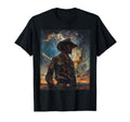 Young Black Western Cowboy Wearing Hat T-Shirt - Streetwear Style Unisex - T-Shirt, Sweatshirt, Hoodie