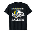 House Divided I Only Raise Ballers T-Shirt - Graphic Print Unisex - T-Shirt, Sweatshirt, Hoodie