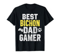 Best Bichon Dad Gamer Bichon Dog T-Shirt - Custom Art Print for Adults - T-Shirt, Sweatshirt, Hoodie