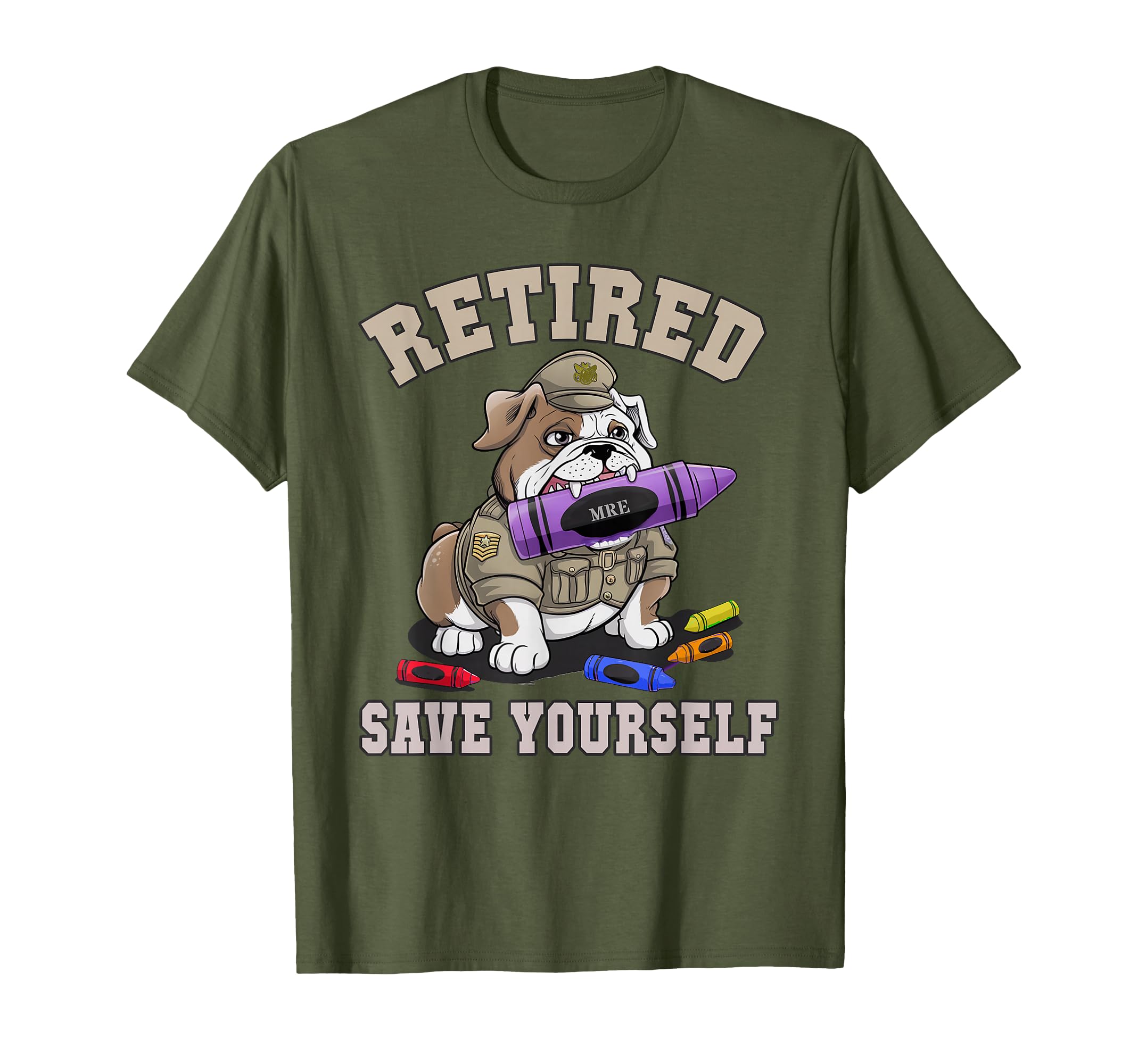 Retired Save Yourself Off Duty T-Shirt - Fun Novelty Design for Adults - T-Shirt, Sweatshirt, Hoodie