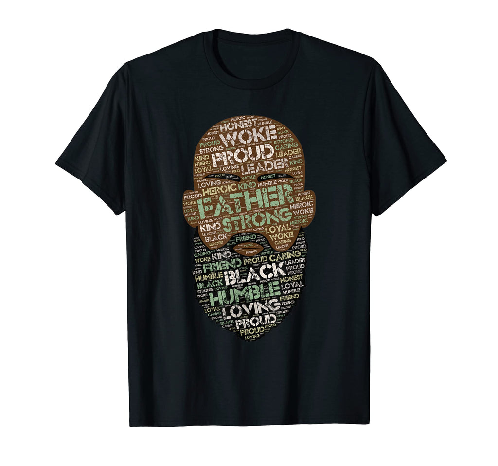 Bearded And Bald African American T-Shirt - Casual Everyday Wear Men Women - T-Shirt, Sweatshirt, Hoodie