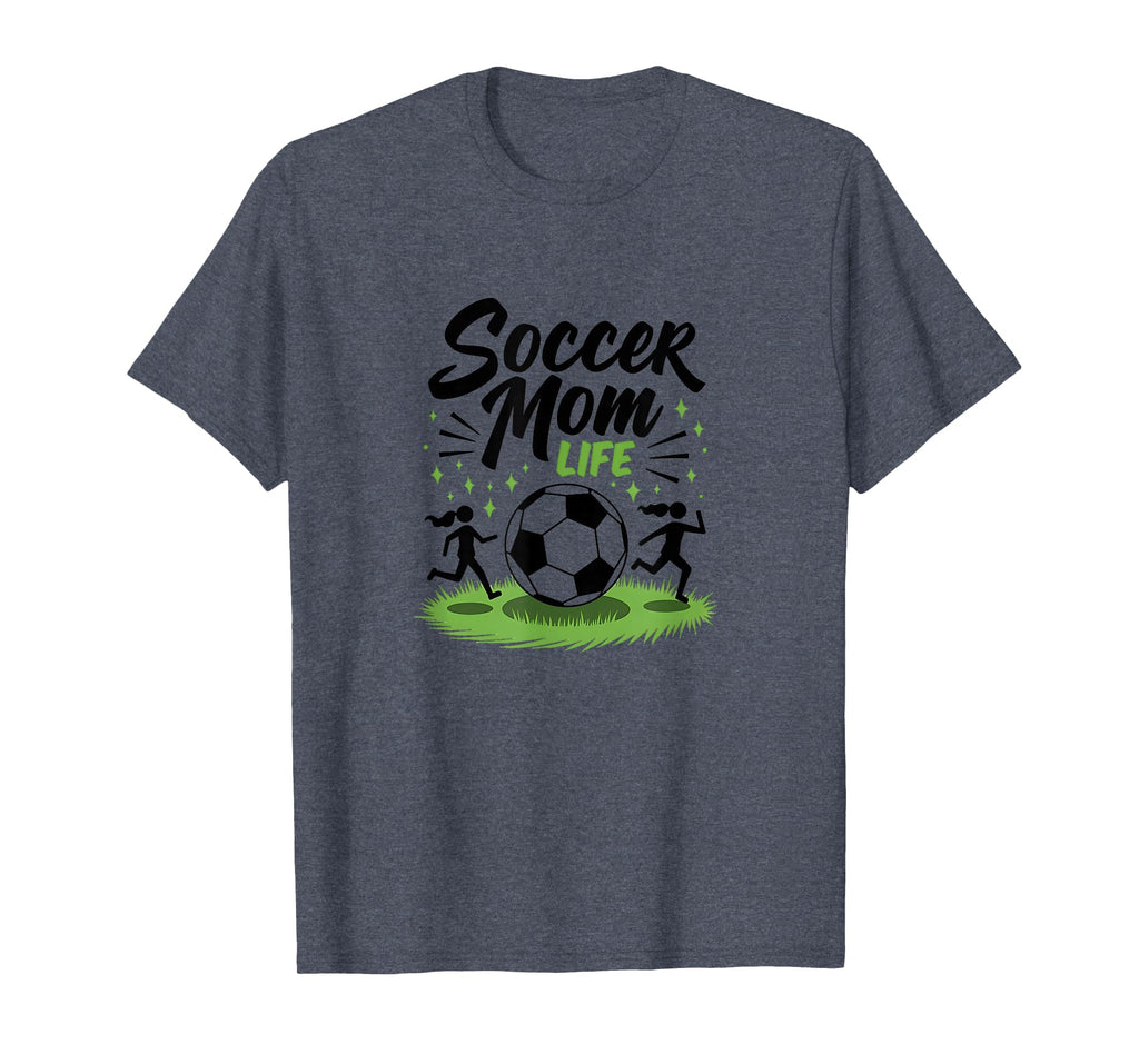 Soccer Mom Life Proud Parent Team Sweatshirt - Custom Art Print Unisex - T-Shirt, Sweatshirt, Hoodie