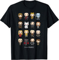 Game of Thrones Group Shot Pop Art Figures Small - Adult & Kids T-Shirts, Sweatshirts & Hoodies apparel design preview 1