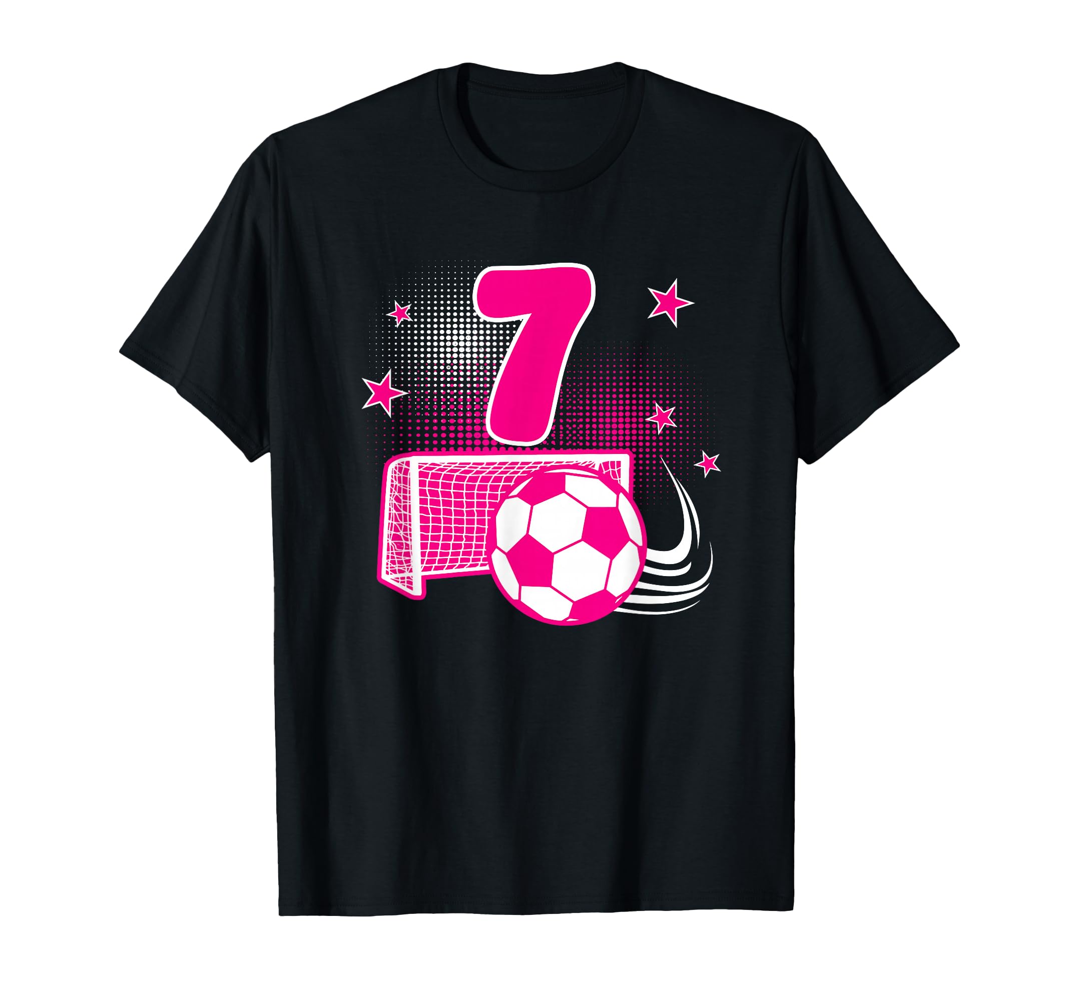 7 Years Old Birthday 7Th Soccer T-Shirt - Aesthetic Graphic for Adults - T-Shirt, Sweatshirt, Hoodie