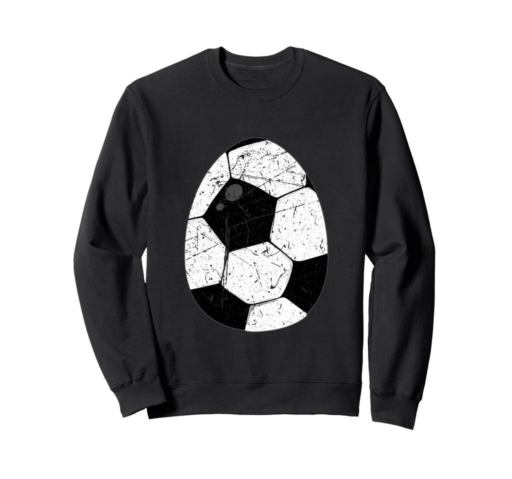 Funny Soccer Ball Happy Easter Egg Sweatshirt - Trendy Graphic Unisex - T-Shirt, Sweatshirt, Hoodie