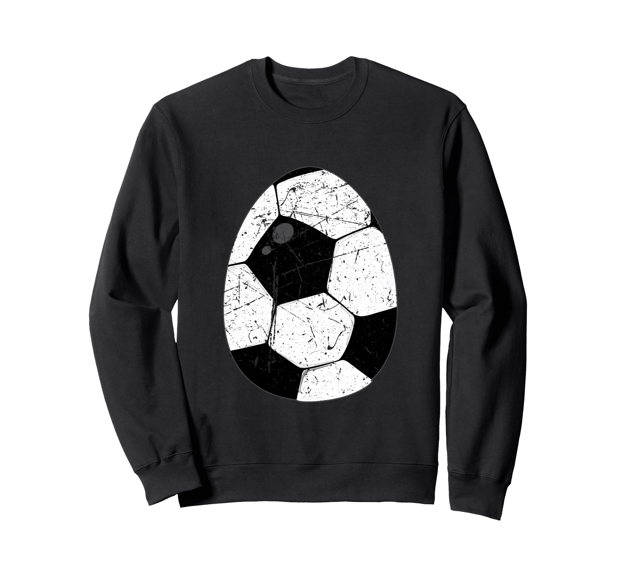 Funny Soccer Ball Happy Easter Egg Sweatshirt - Trendy Graphic Unisex - T-Shirt, Sweatshirt, Hoodie