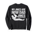 Funny First Time Dad New Father Sweatshirt - Minimalist Print for Adults - T-Shirt, Sweatshirt, Hoodie