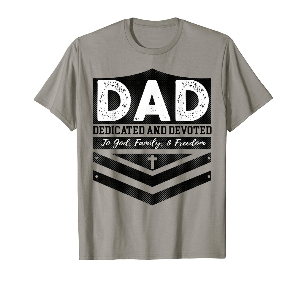 Mens Military Dad Veteran Police Dad T-Shirt - Graphic Print Men Women - T-Shirt, Sweatshirt, Hoodie