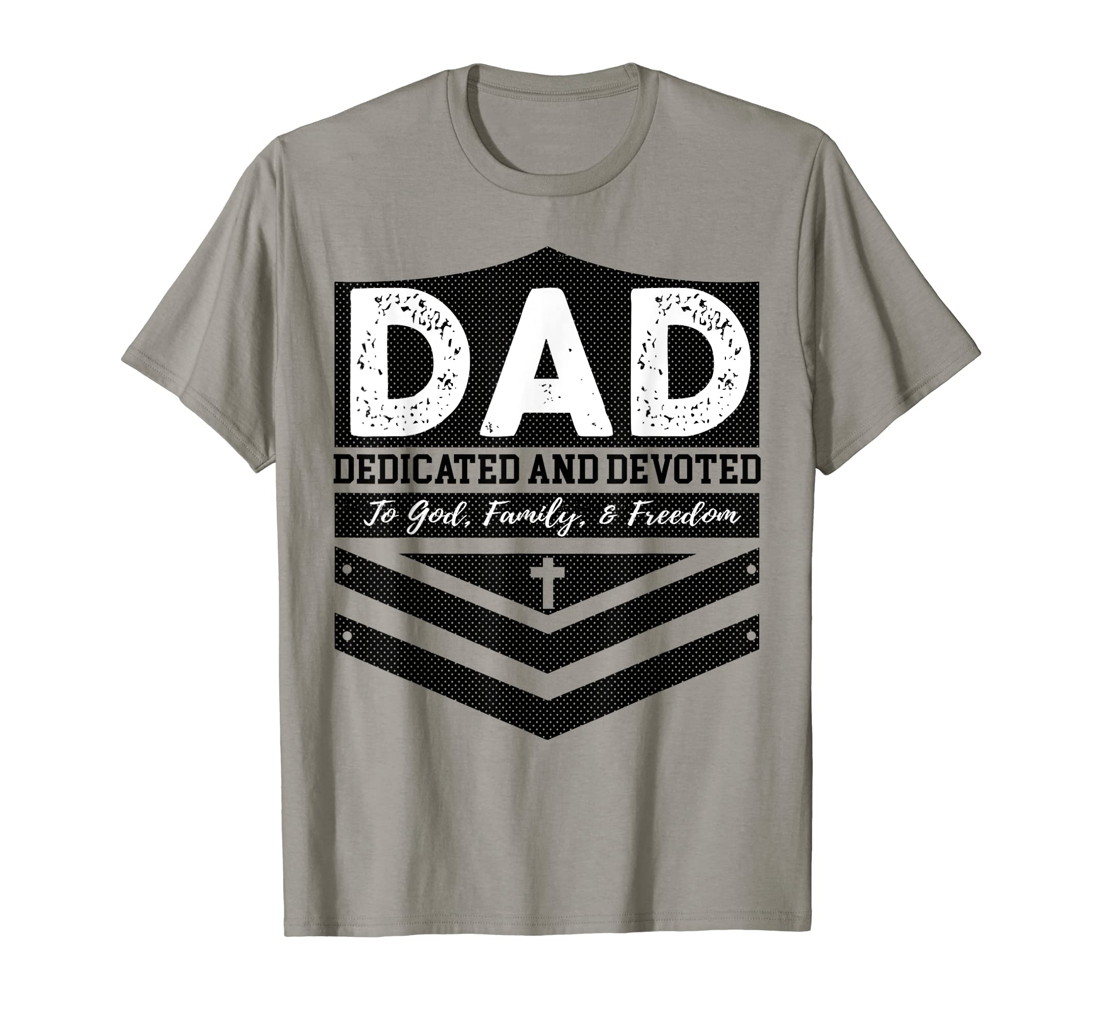 Mens Military Dad Veteran Police Dad T-Shirt - Graphic Print Men Women - T-Shirt, Sweatshirt, Hoodie