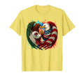 Mexican American Eagle Flag T-Shirt - Casual Everyday Wear for Adults - T-Shirt, Sweatshirt, Hoodie