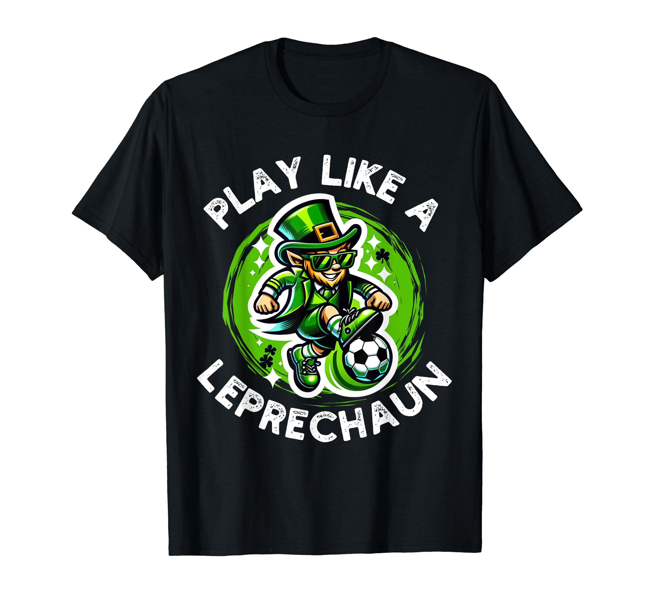Leprechaun Shamrock St Patricks Day T-Shirt - Unique Graphic Men Women - T-Shirt, Sweatshirt, Hoodie