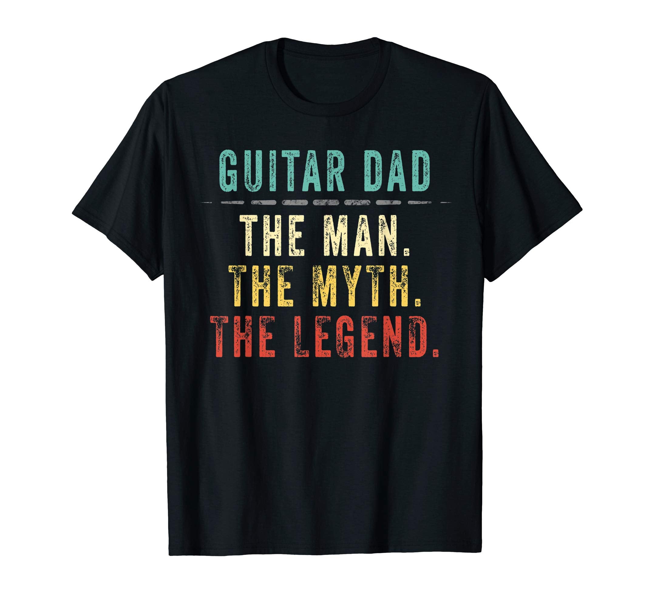 Mens Guitar Dad Fathers Day Guitar T-Shirt - Fun Novelty Design for Adults - T-Shirt, Sweatshirt, Hoodie