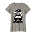 Womens Ballgirl Messy Bun Hair Ball T-Shirt - Novelty Apparel Men Women - T-Shirt, Sweatshirt, Hoodie
