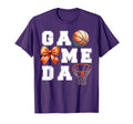 Basketball Game Day Bow T-Shirt - Aesthetic Graphic Unisex - T-Shirt, Sweatshirt, Hoodie