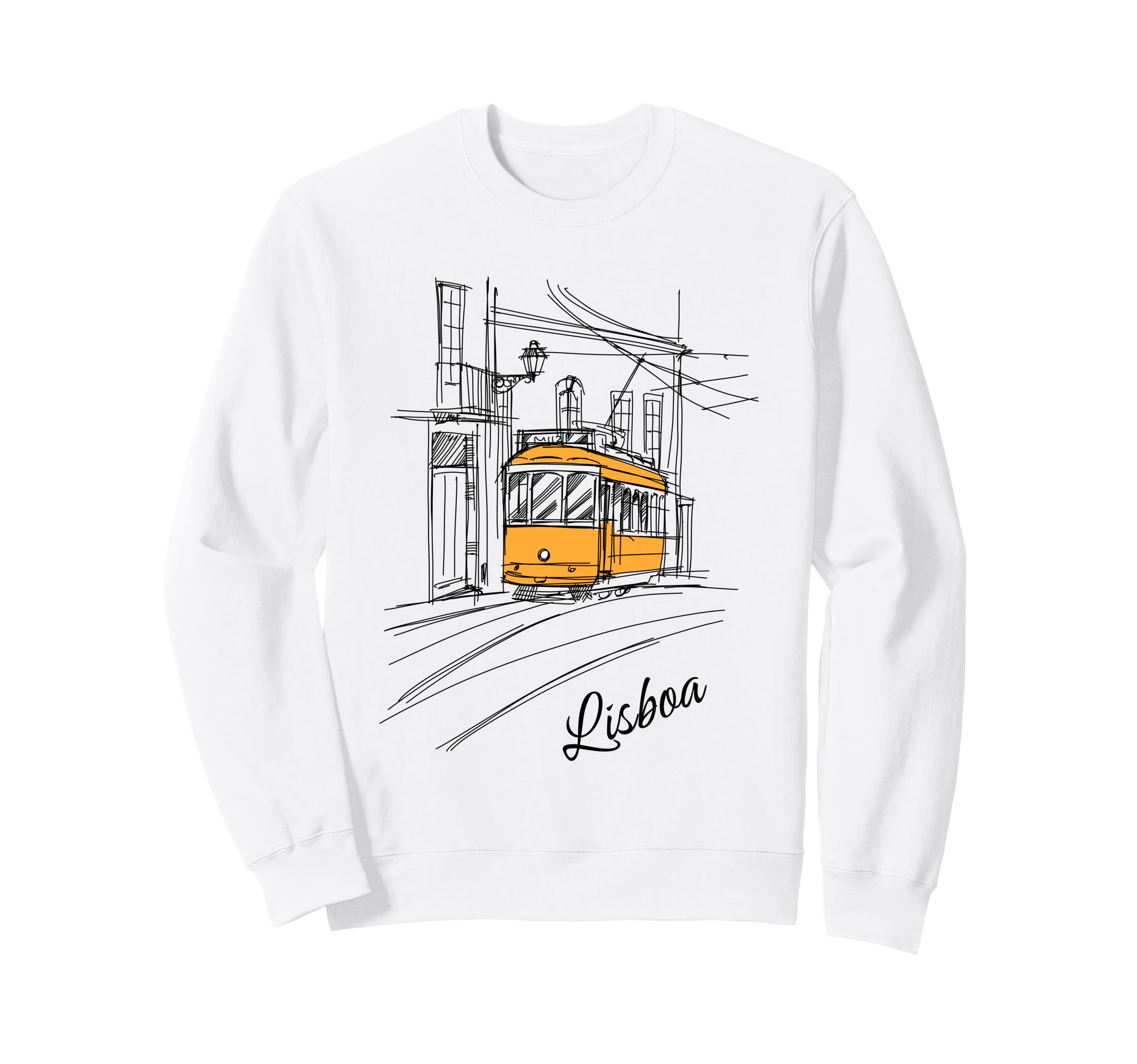 Lisbon Portugal Lisboa Souvenir Lisbon Sweatshirt - Trendy Graphic Unisex - T-Shirt, Sweatshirt, Hoodie