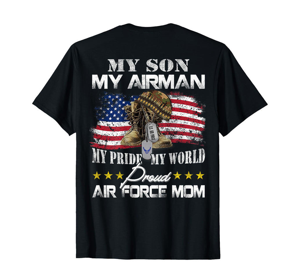 Proud Air Force Mom Air Force T-Shirt - Streetwear Style for Adults - T-Shirt, Sweatshirt, Hoodie