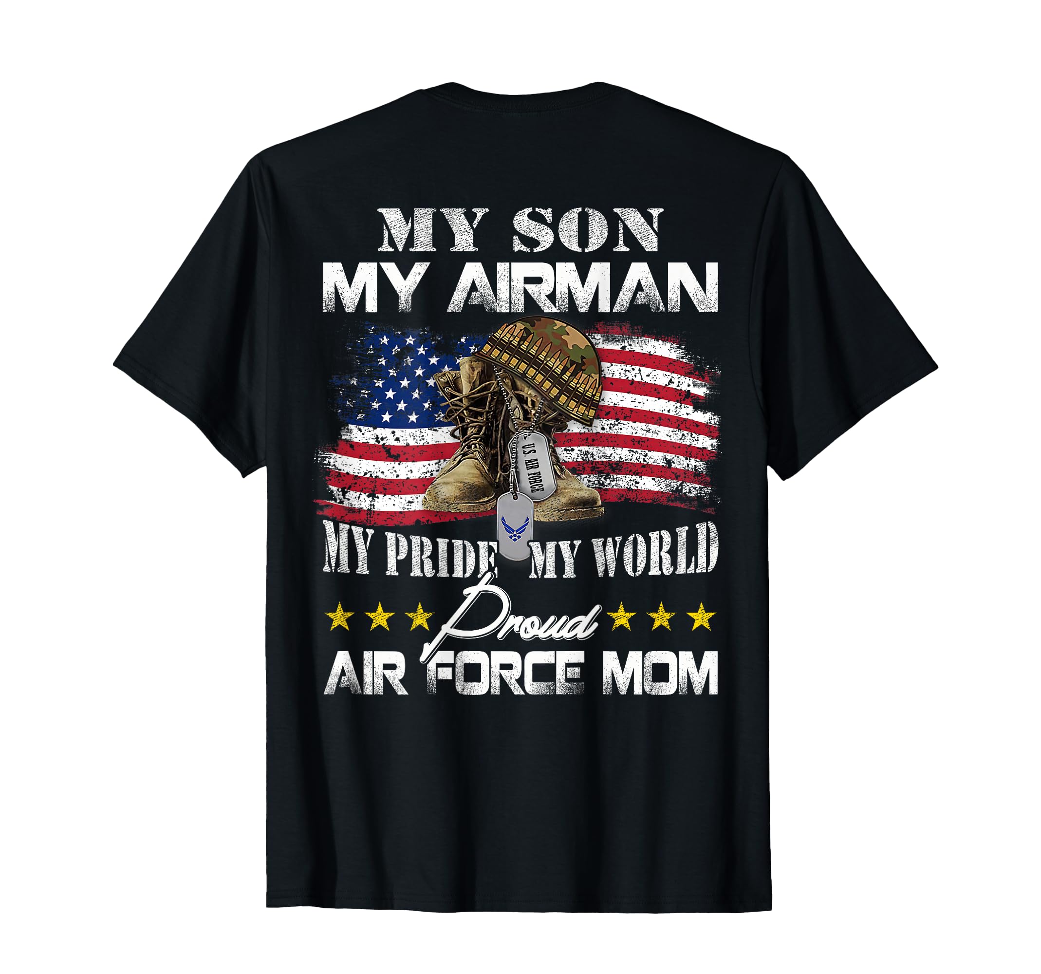 Proud Air Force Mom Air Force T-Shirt - Streetwear Style for Adults - T-Shirt, Sweatshirt, Hoodie