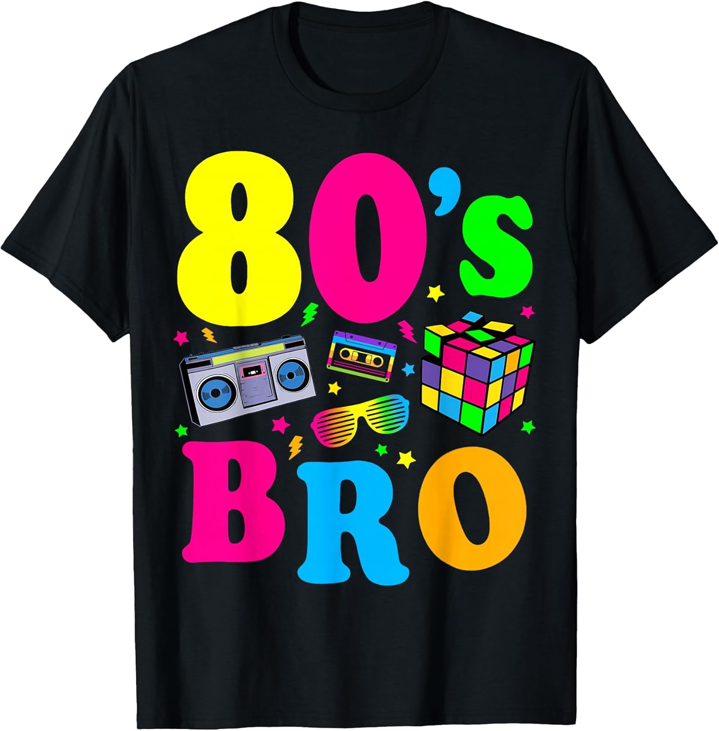 80s Themed Party Costume - Adult & Kids T-Shirts, Sweatshirts & Hoodies apparel design preview 1