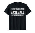 Father And Son Baseball Partners T-Shirt - Casual Everyday Wear for Adults - T-Shirt, Sweatshirt, Hoodie