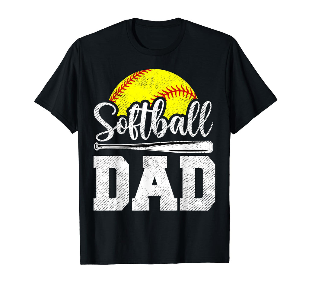 Softball Dad Softball Player Game T-Shirt - Fun Novelty Design for Adults - T-Shirt, Sweatshirt, Hoodie