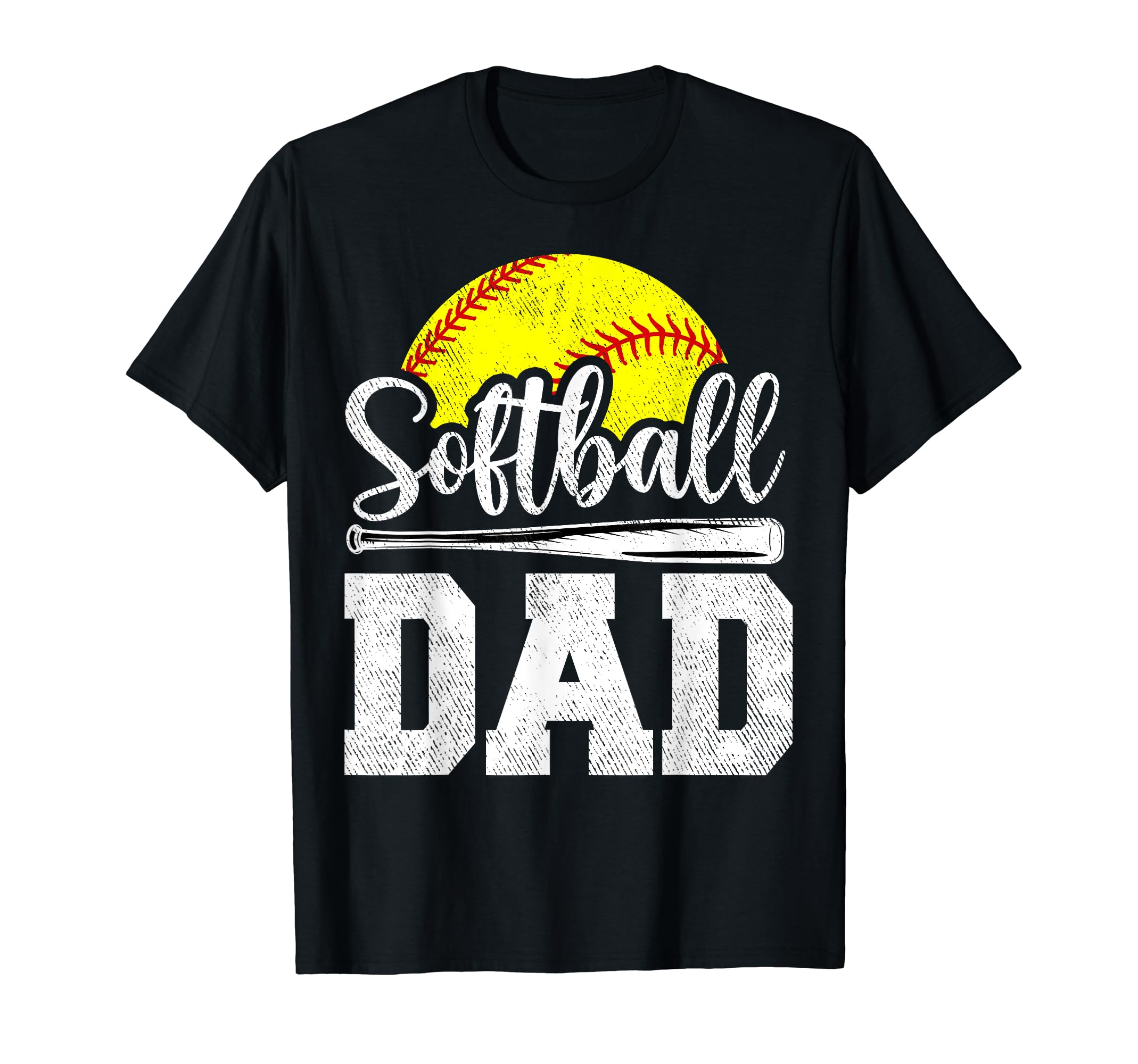 Softball Dad Softball Player Game T-Shirt - Fun Novelty Design for Adults - T-Shirt, Sweatshirt, Hoodie