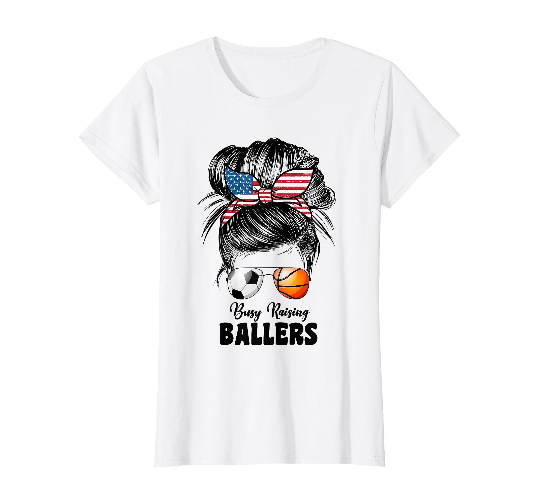 Busy Raising Ballers Soccer And T-Shirt - Casual Everyday Wear Unisex - T-Shirt, Sweatshirt, Hoodie