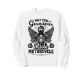 Funny Biker Grandpa Fathers Day Sweatshirt - Minimalist Print Men Women - T-Shirt, Sweatshirt, Hoodie
