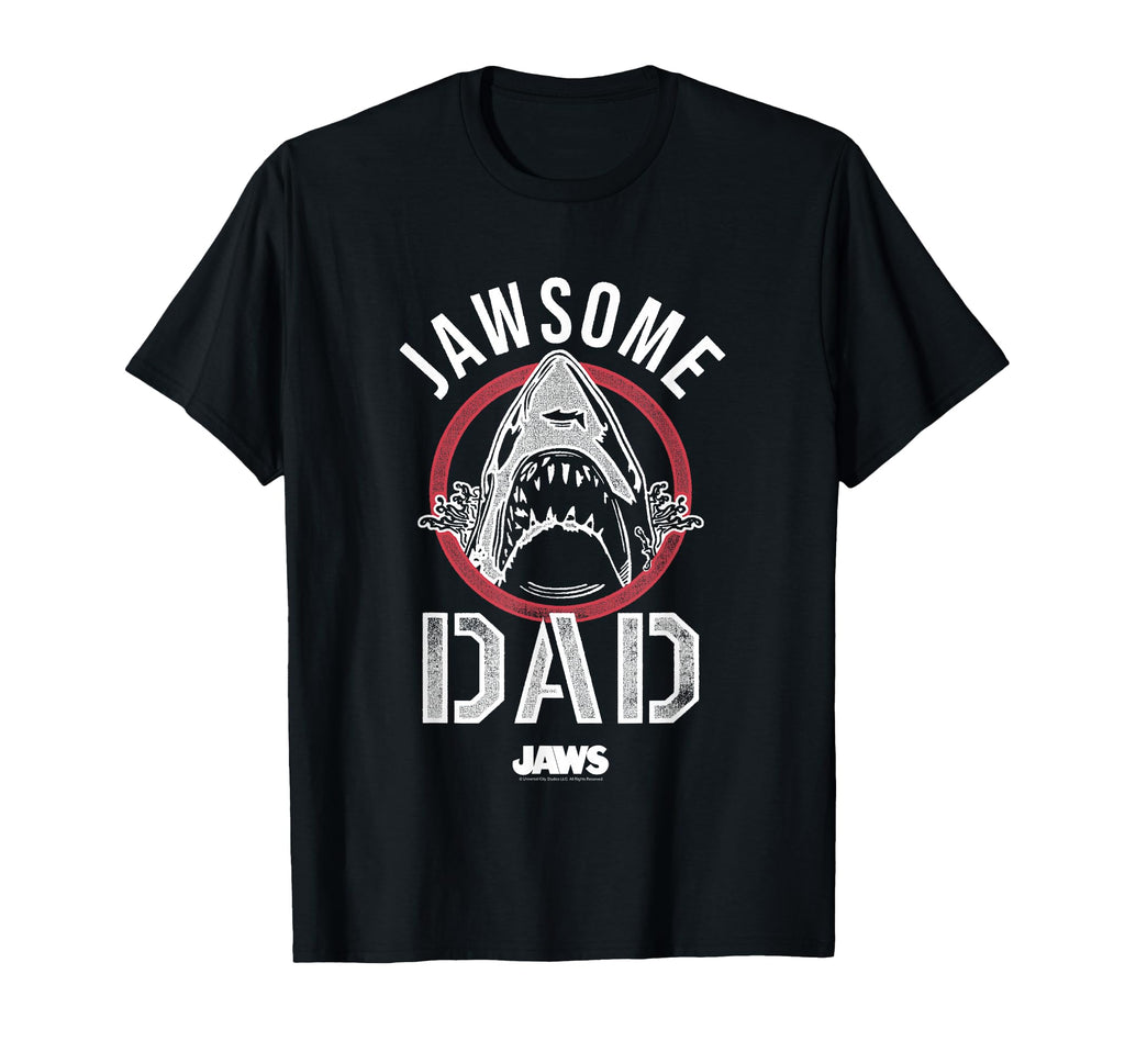 Jaws Fathers Day Jawsome Dad Logo T-Shirt - Unique Graphic for Adults - T-Shirt, Sweatshirt, Hoodie