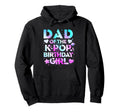 Dad K Pop Birthday Family Party Hoodie - Minimalist Print Men Women - T-Shirt, Sweatshirt, Hoodie