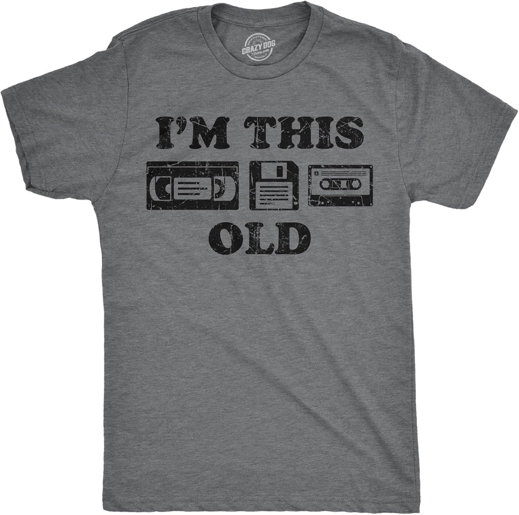 Mens Funny I'm This Old Oldometer 40, 50, or 60 and - Adult & Kids T-Shirts, Sweatshirts & Hoodies apparel design preview 1