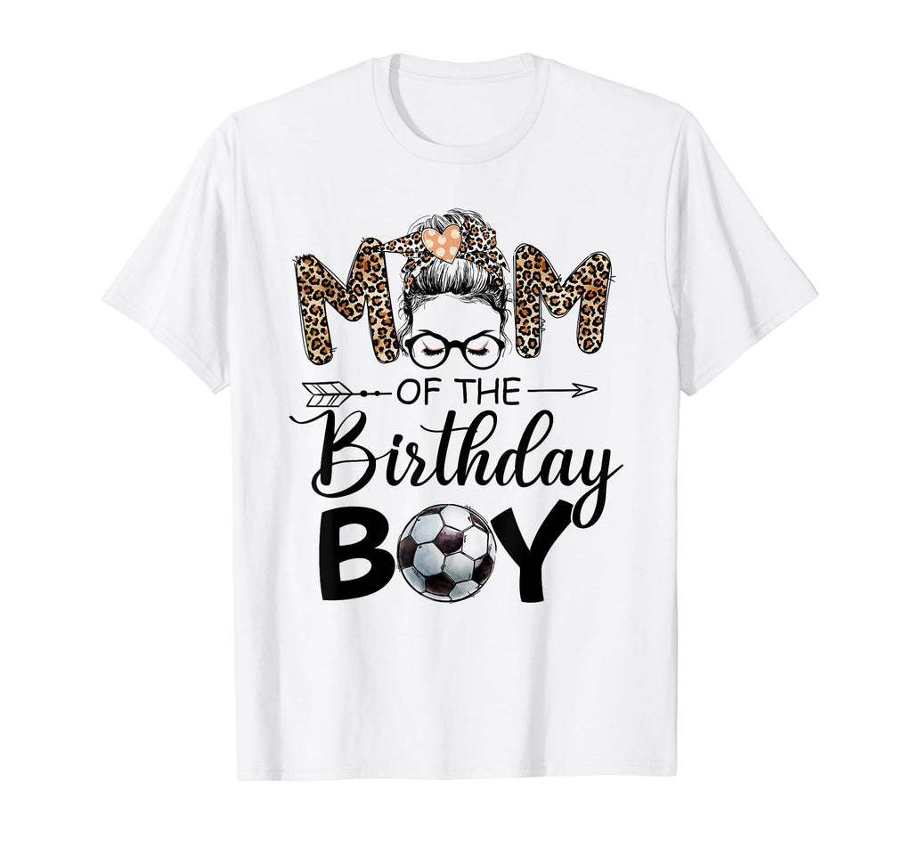 Mom Birthday Matching Soccer Birthday T-Shirt - Custom Art Print Men Women - T-Shirt, Sweatshirt, Hoodie