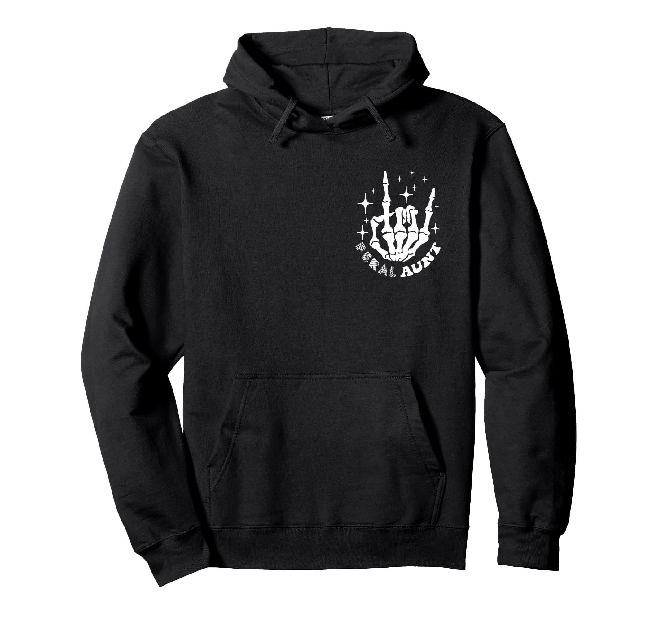 Groovy Somebodys Feral Aunt Aunts Club Hoodie - Trendy Graphic Unisex - T-Shirt, Sweatshirt, Hoodie