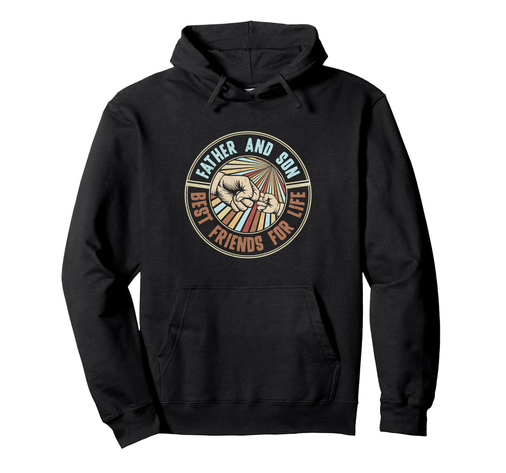 Happy Fathers Day Father And Son Best Hoodie - Trendy Graphic for Adults - T-Shirt, Sweatshirt, Hoodie