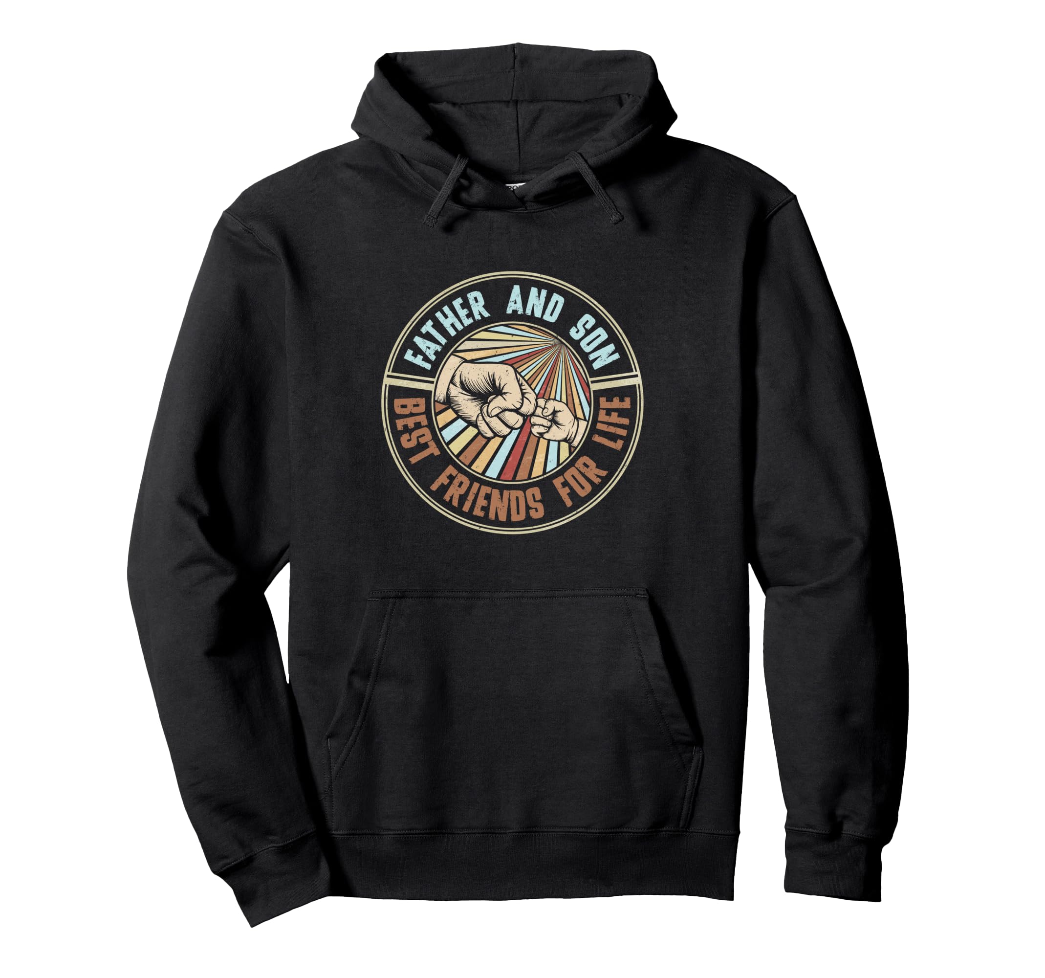 Happy Fathers Day Father And Son Best Hoodie - Trendy Graphic for Adults - T-Shirt, Sweatshirt, Hoodie