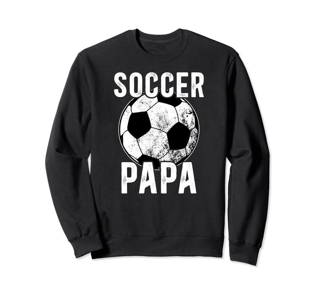 Soccer Papa Grandpa Papa Soccer Sweatshirt - Custom Art Print Men Women - T-Shirt, Sweatshirt, Hoodie