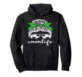 Messy Bun Soccer Mom Mothers Day Funny Hoodie - Unique Graphic Men Women - T-Shirt, Sweatshirt, Hoodie