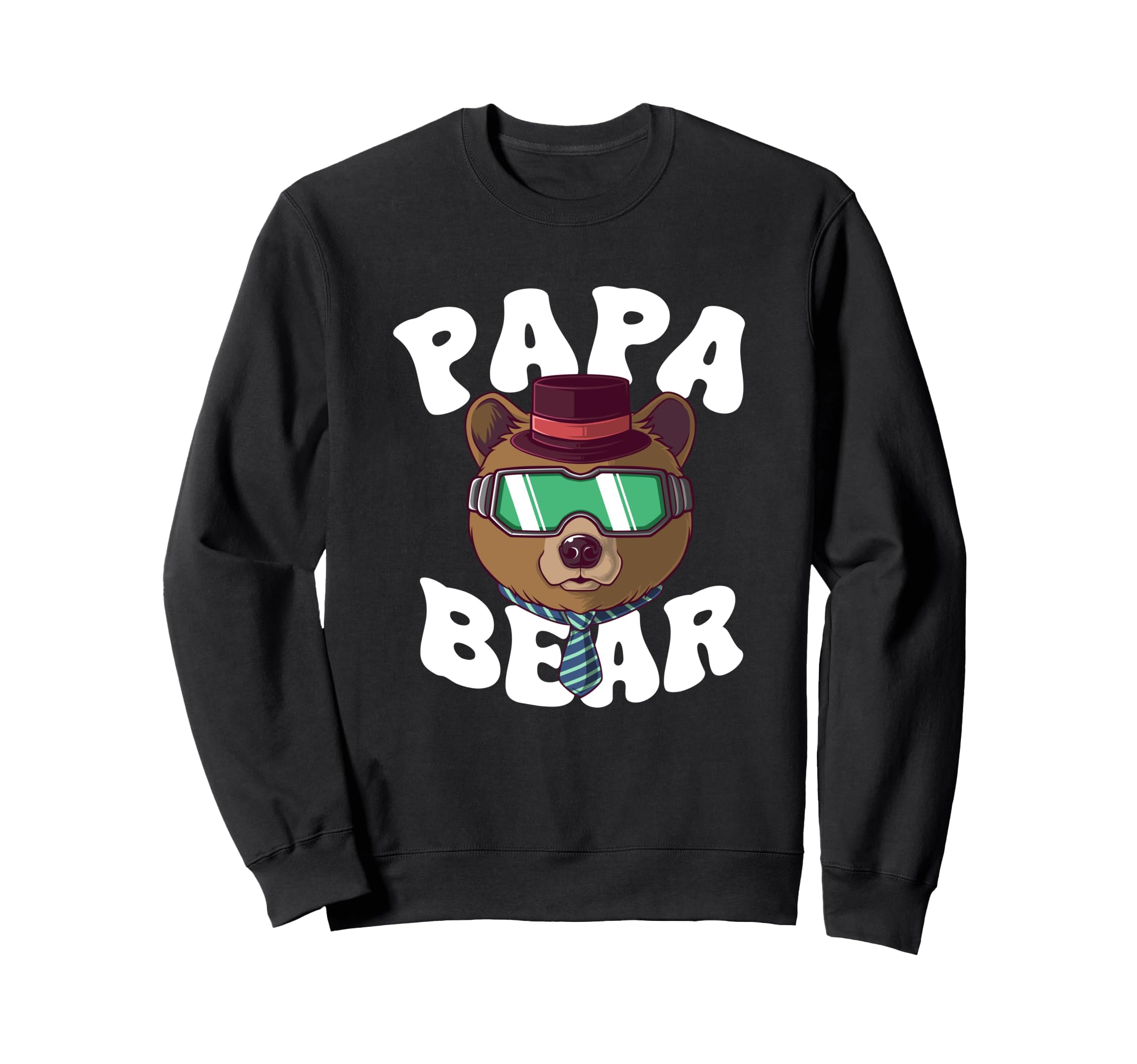 Papa Bear Bear Fathers Day Hoodie - Unique Graphic Unisex - T-Shirt, Sweatshirt, Hoodie