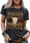 Retro Steer Skull Western Women Leopard Vintage - Adult & Kids T-Shirts, Sweatshirts & Hoodies apparel design preview 1