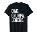 Dad Grumpa Legend Distressed Bold Grumpa T-Shirt - Aesthetic Graphic Unisex - T-Shirt, Sweatshirt, Hoodie