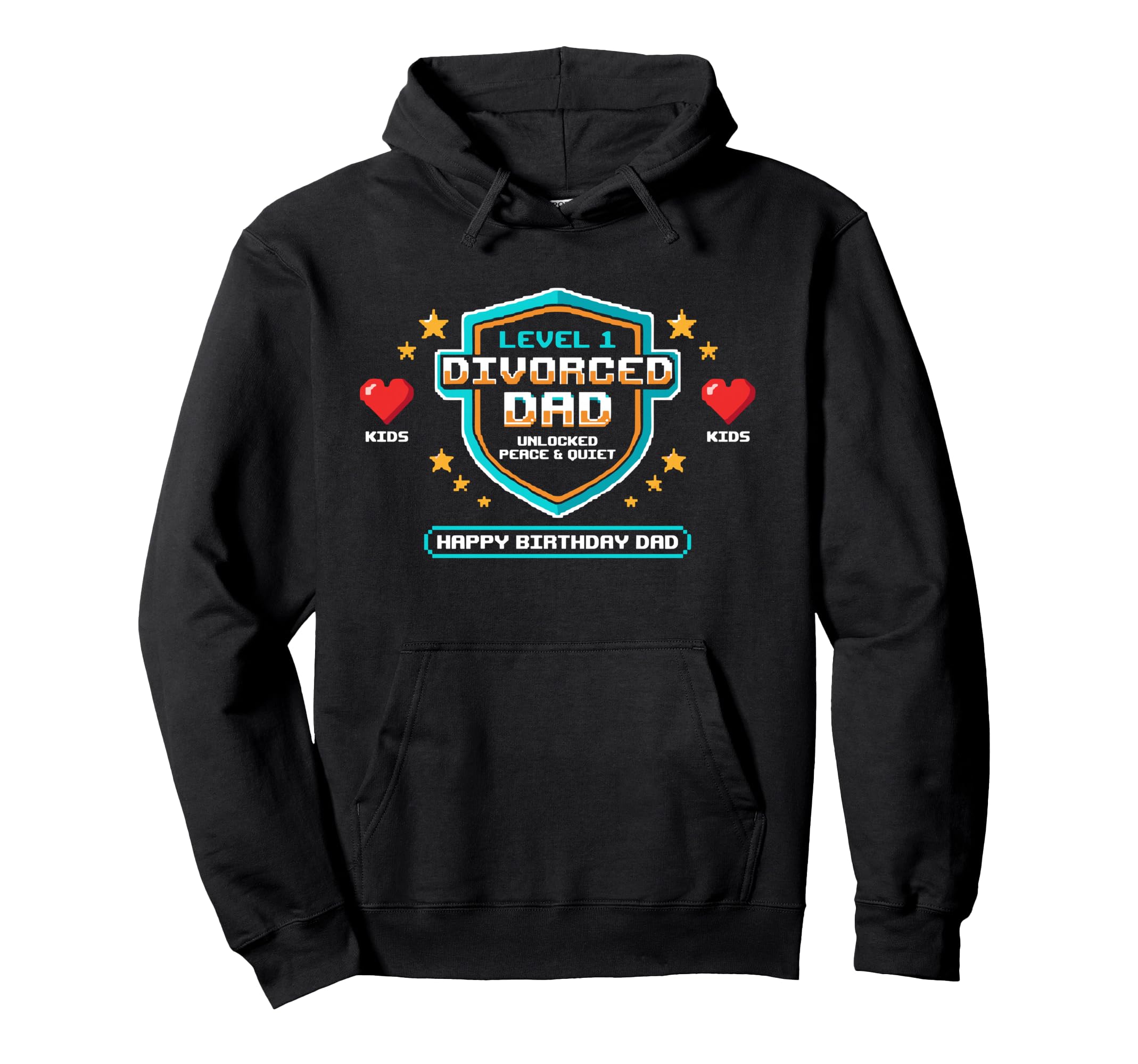 Divorced Dad First Birthday Newly Hoodie - Graphic Print for Adults - T-Shirt, Sweatshirt, Hoodie
