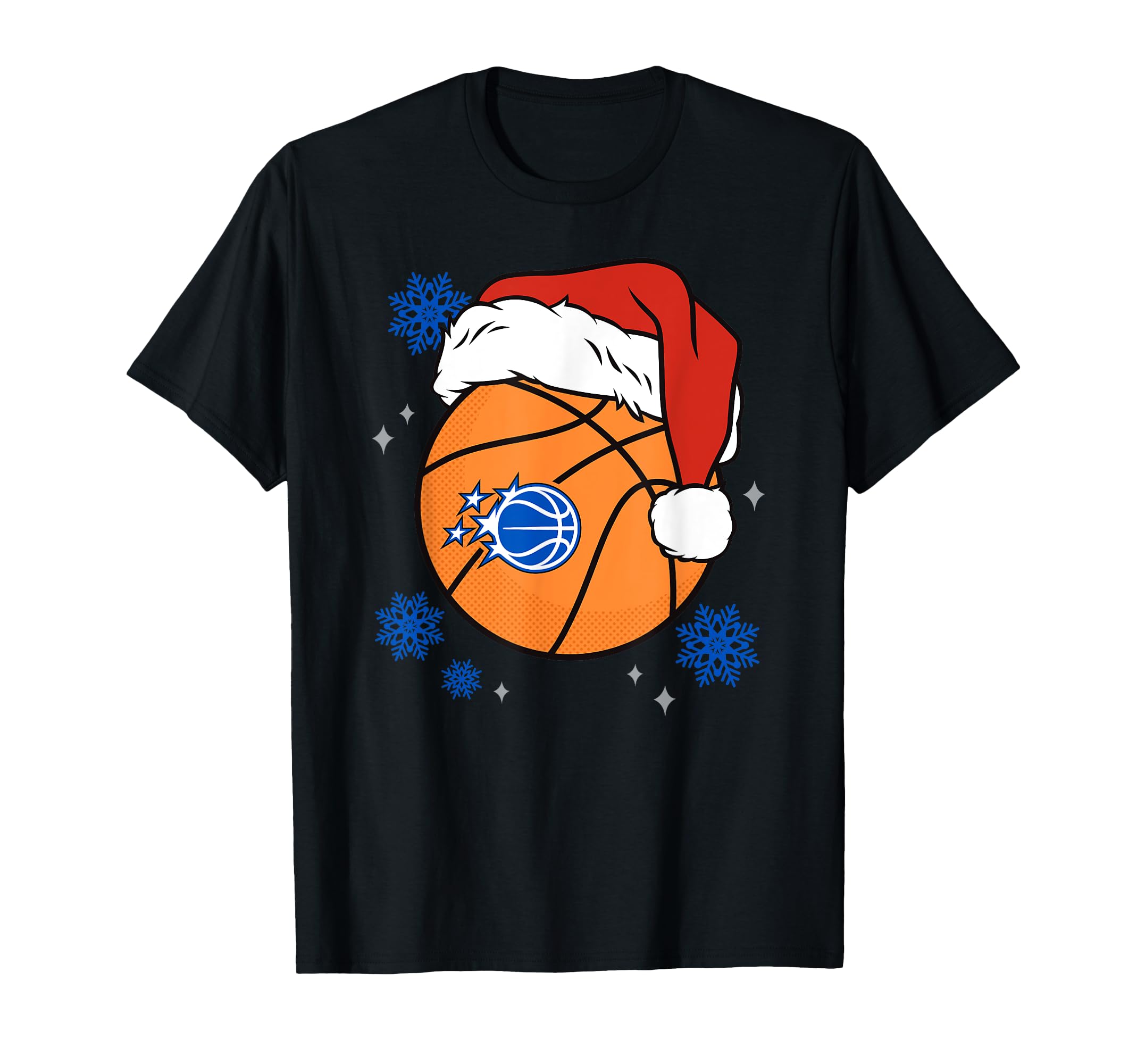 Nba Orlando Magic Santa Hat Ball T-Shirt - Streetwear Style Unisex - T-Shirt, Sweatshirt, Hoodie